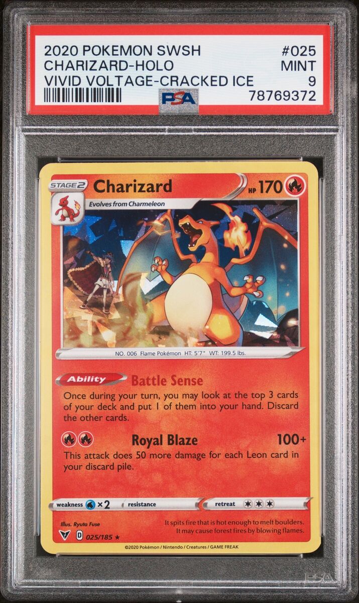 Charizard Holo Vivid Voltage PSA 9